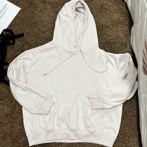 Boxed fitted hoodie